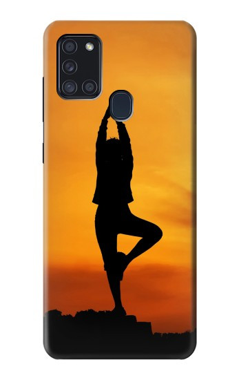W0832 Yoga Case Cover Custodia e Flip Case per Samsung Galaxy A21s