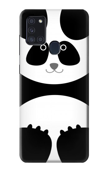 W2085 Panda Minimalist Case Cover Custodia e Flip Case per Samsung Galaxy A21s