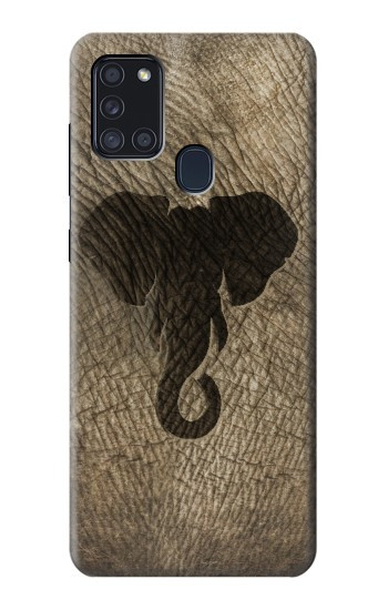 W2516 Elephant Skin Graphic Printed Case Cover Custodia e Flip Case per Samsung Galaxy A21s