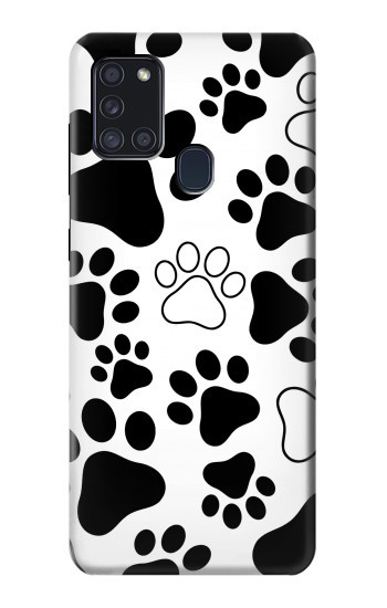 W2904 Dog Paw Prints Case Cover Custodia e Flip Case per Samsung Galaxy A21s
