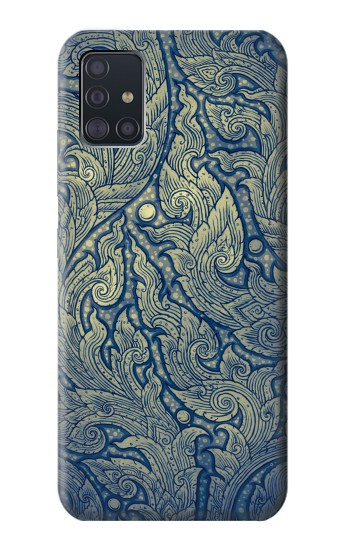 W0568 Thai Art Case Cover Custodia e Flip Case per Samsung Galaxy A51 5G [solo per A51 5G. NON per A51]