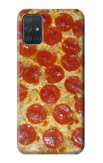 W0236 Pizza Case Cover Custodia e Flip Case per Samsung Galaxy A71 5G [solo per A71 5G. NON per A71]