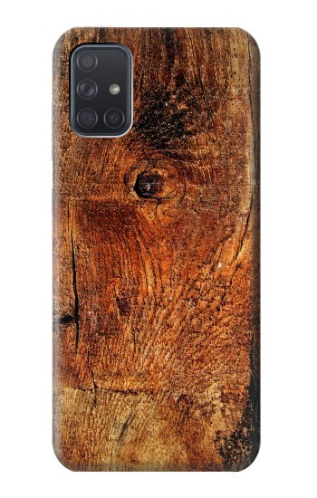 W1140 Wood Skin Graphic Case Cover Custodia e Flip Case per Samsung Galaxy A71 5G [solo per A71 5G. NON per A71]