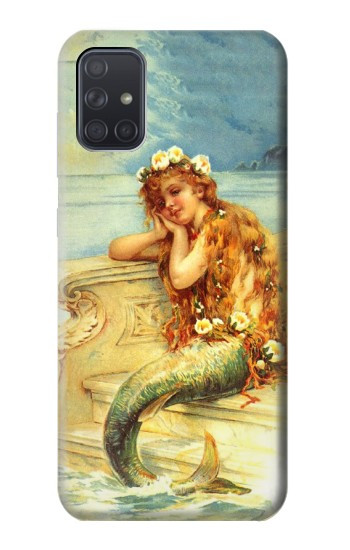 W3184 Little Mermaid Painting Case Cover Custodia e Flip Case per Samsung Galaxy A71 5G [solo per A71 5G. NON per A71]