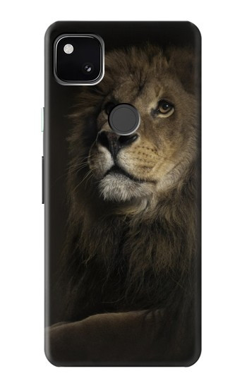 W0472 Lion Case Cover Custodia e Flip Case per Google Pixel 4a