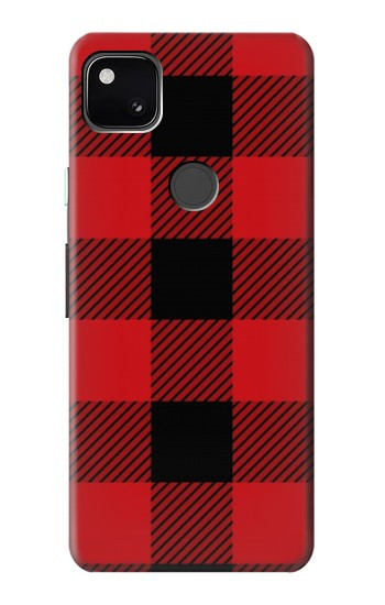 W2931 Red Buffalo Check Pattern Case Cover Custodia e Flip Case per Google Pixel 4a