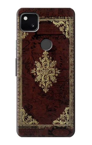 W3014 Vintage Map Book Cover Case Cover Custodia e Flip Case per Google Pixel 4a