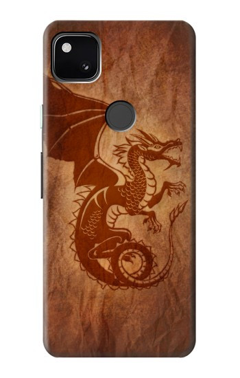 W3086 Red Dragon Tattoo Case Cover Custodia e Flip Case per Google Pixel 4a