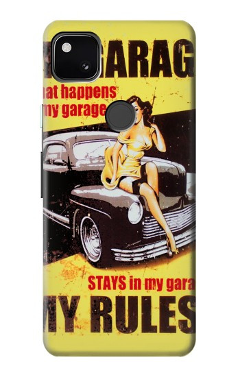 W3198 My Garage Pinup Girl Case Cover Custodia e Flip Case per Google Pixel 4a
