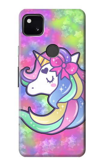 W3264 Pastel Unicorn Case Cover Custodia e Flip Case per Google Pixel 4a