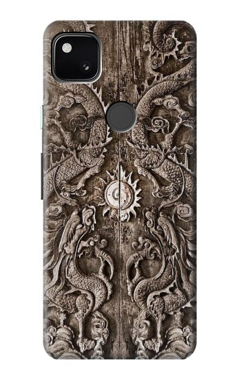 W3395 Dragon Door Case Cover Custodia e Flip Case per Google Pixel 4a