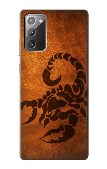 W0683 Scorpion Tattoo Case Cover Custodia e Flip Case per Samsung Galaxy Note 20