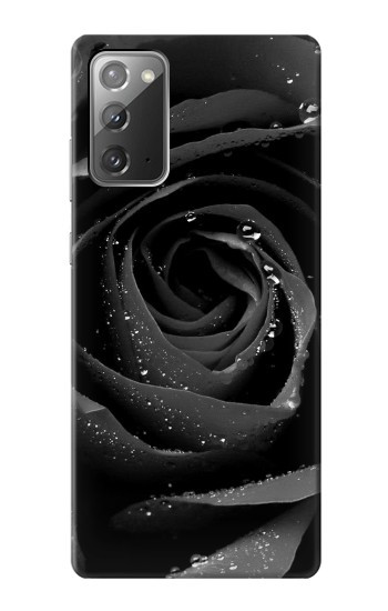 W1598 Black Rose Case Cover Custodia e Flip Case per Samsung Galaxy Note 20