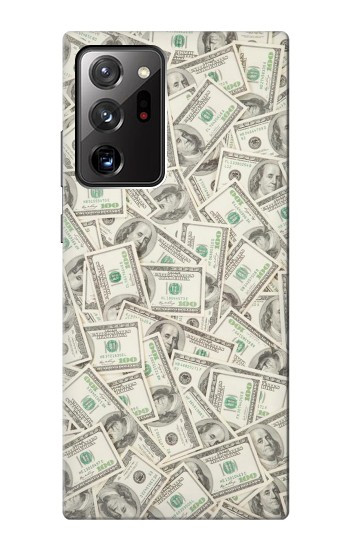 W2077 Money Dollar Banknotes Case Cover Custodia e Flip Case per Samsung Galaxy Note 20 Ultra, Ultra 5G