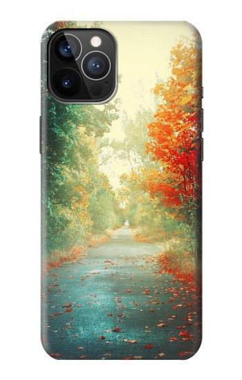 W0913 Road Through The Woods Case Cover Custodia e Flip Case per iPhone 12, iPhone 12 Pro