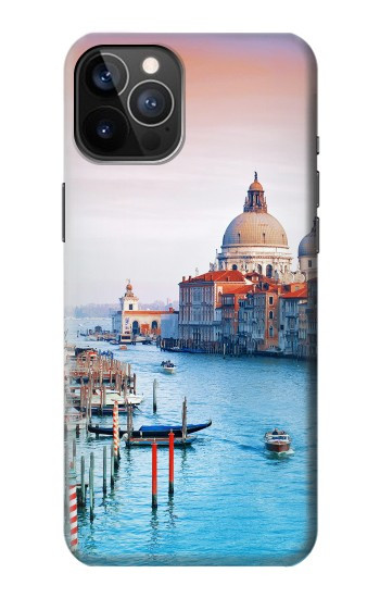 W0982 Beauty of Venice Italy Case Cover Custodia e Flip Case per iPhone 12, iPhone 12 Pro