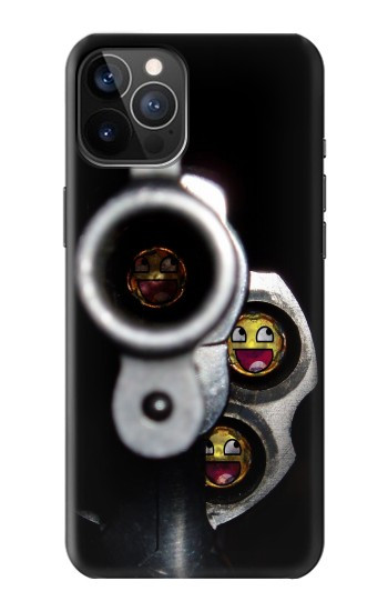 W1109 Smile Bullet Gun Case Cover Custodia e Flip Case per iPhone 12, iPhone 12 Pro