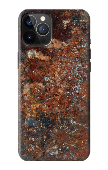 W2714 Rust Steel Texture Graphic Printed Case Cover Custodia e Flip Case per iPhone 12, iPhone 12 Pro