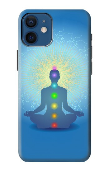 W2295 Bhuddha Aura Chakra Balancing Healing Case Cover Custodia e Flip Case per iPhone 12 mini