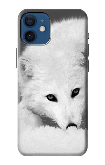 W2569 White Arctic Fox Case Cover Custodia e Flip Case per iPhone 12 mini