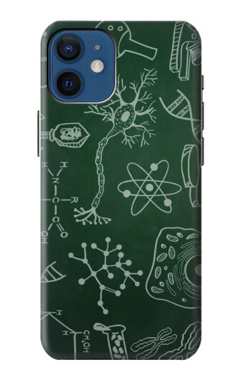 W3211 Science Green Board Case Cover Custodia e Flip Case per iPhone 12 mini