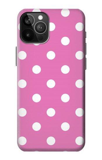 W2358 Pink Polka Dots Case Cover Custodia e Flip Case per iPhone 12 Pro Max