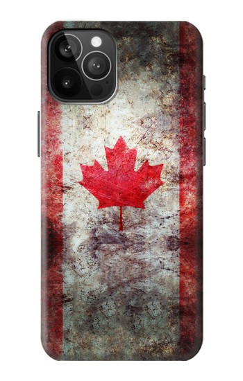 W2490 Canada Maple Leaf Flag Texture Case Cover Custodia e Flip Case per iPhone 12 Pro Max