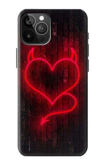 W3682 Devil Heart Case Cover Custodia e Flip Case per iPhone 12 Pro Max