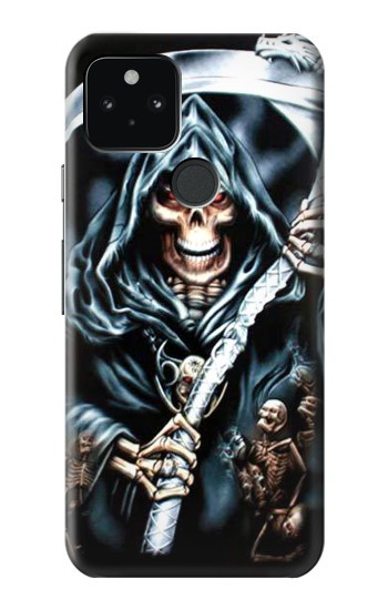 W0295 Grim Reaper Case Cover Custodia e Flip Case per Google Pixel 5