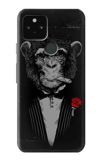 W3167 Funny Monkey God Father Case Cover Custodia e Flip Case per Google Pixel 5