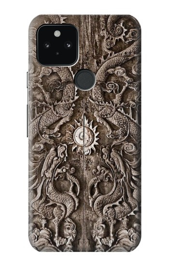 W3395 Dragon Door Case Cover Custodia e Flip Case per Google Pixel 5