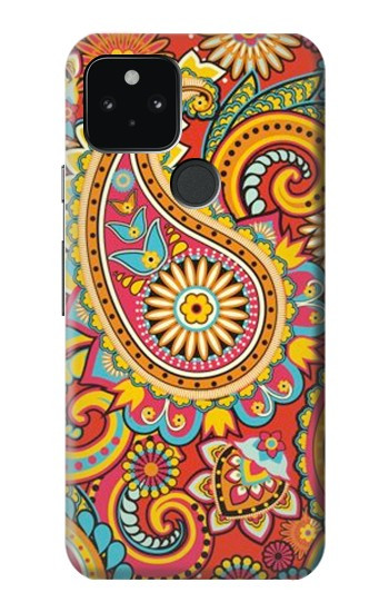 W3402 Floral Paisley Pattern Seamless Case Cover Custodia e Flip Case per Google Pixel 5