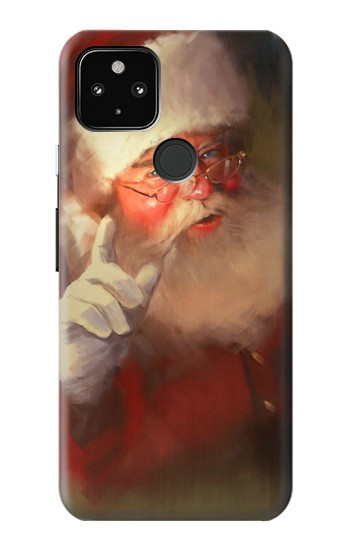 W1144 Xmas Santa Claus Case Cover Custodia e Flip Case per Google Pixel 4a 5G