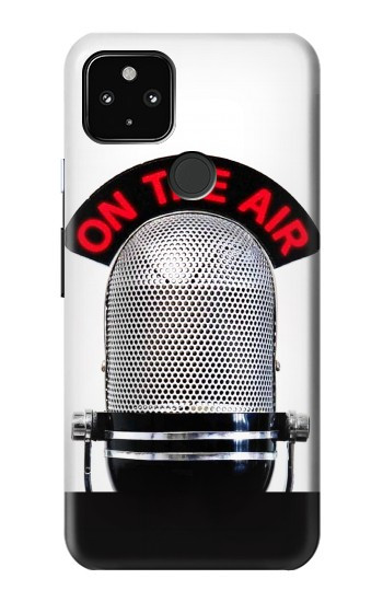 W2381 Vintage Radio Microphone On The Air Case Cover Custodia e Flip Case per Google Pixel 4a 5G