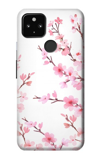 W3707 Pink Cherry Blossom Spring Flower Case Cover Custodia e Flip Case per Google Pixel 4a 5G