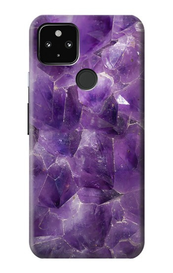 W3713 Purple Quartz Amethyst Graphic Printed Case Cover Custodia e Flip Case per Google Pixel 4a 5G