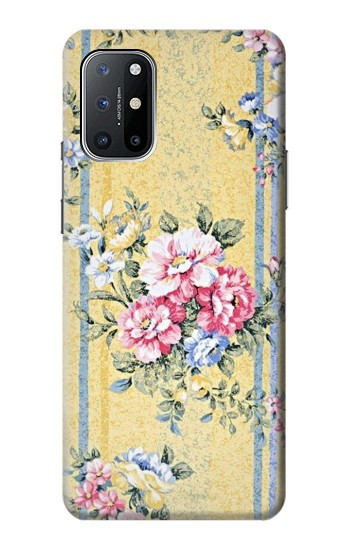 W2229 Vintage Flowers Case Cover Custodia e Flip Case per OnePlus 8T