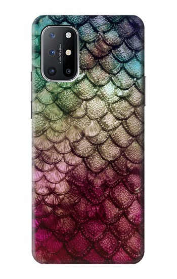 W3539 Mermaid Fish Scale Case Cover Custodia e Flip Case per OnePlus 8T
