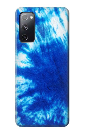 W1869 Tie Dye Blue Case Cover Custodia e Flip Case per Samsung Galaxy S20 FE