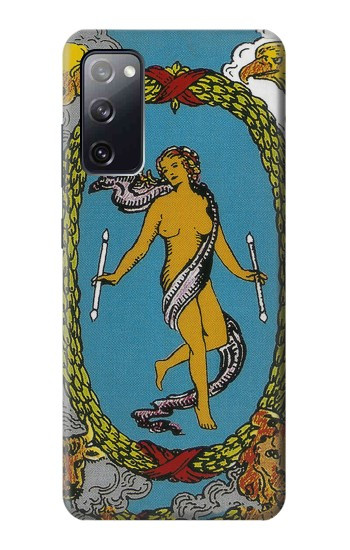 W3746 Tarot Card The World Case Cover Custodia e Flip Case per Samsung Galaxy S20 FE