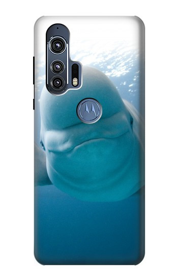 W1801 Beluga Whale Smile Whale Case Cover Custodia e Flip Case per Motorola Edge+ W1801 Beluga Whale Smile Whale Case Cover Custodia e Flip Case per Motorola Edge+