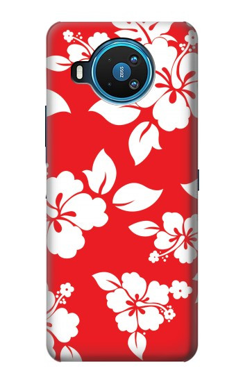 W1949 Hawaiian Hibiscus Pattern Case Cover Custodia e Flip Case per Nokia 8.3 5G