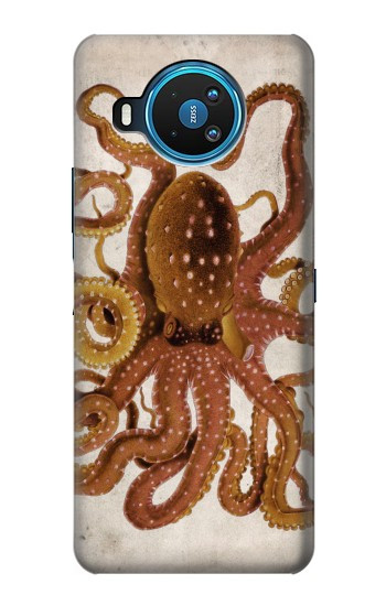 W2801 Vintage Octopus Case Cover Custodia e Flip Case per Nokia 8.3 5G