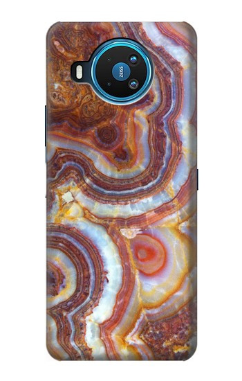 W3034 Colored Marble Texture Printed Case Cover Custodia e Flip Case per Nokia 8.3 5G