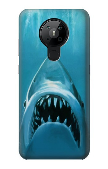 W0830 White Shark Case Cover Custodia e Flip Case per Nokia 5.3
