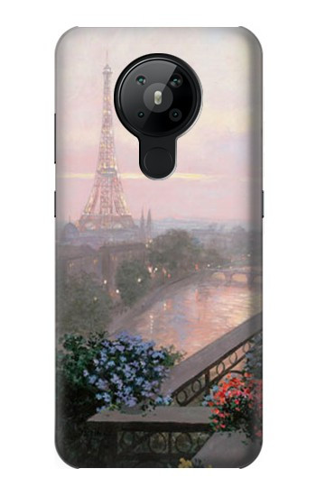 W1443 Terrace in Paris Eifel Case Cover Custodia e Flip Case per Nokia 5.3