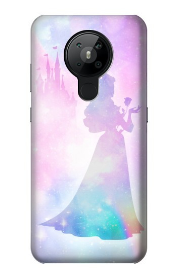 W2992 Princess Pastel Silhouette Case Cover Custodia e Flip Case per Nokia 5.3