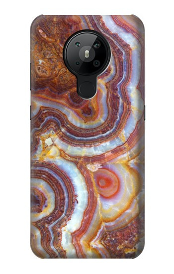 W3034 Colored Marble Texture Printed Case Cover Custodia e Flip Case per Nokia 5.3