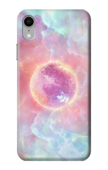 W3709 Pink Galaxy Case Cover Custodia e Flip Case per iPhone XR