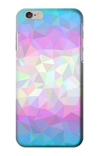 W3747 Trans Flag Polygon Case Cover Custodia e Flip Case per iPhone 6 Plus, iPhone 6s Plus